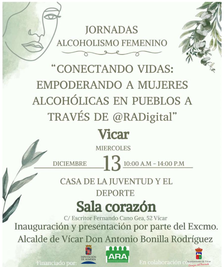 JORNADAS ALCOHOLISMO FEMENINO